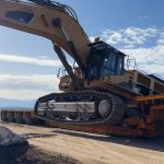 Loading The Caterpillar 385C excavator