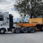 Transporting The Liebherr 974 Excavator